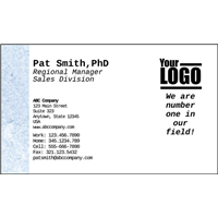 Business Card no Photo (Easy)